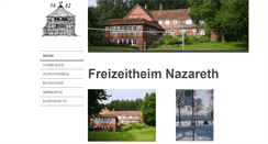 Desktop Screenshot of freizeitheim-nazareth.de